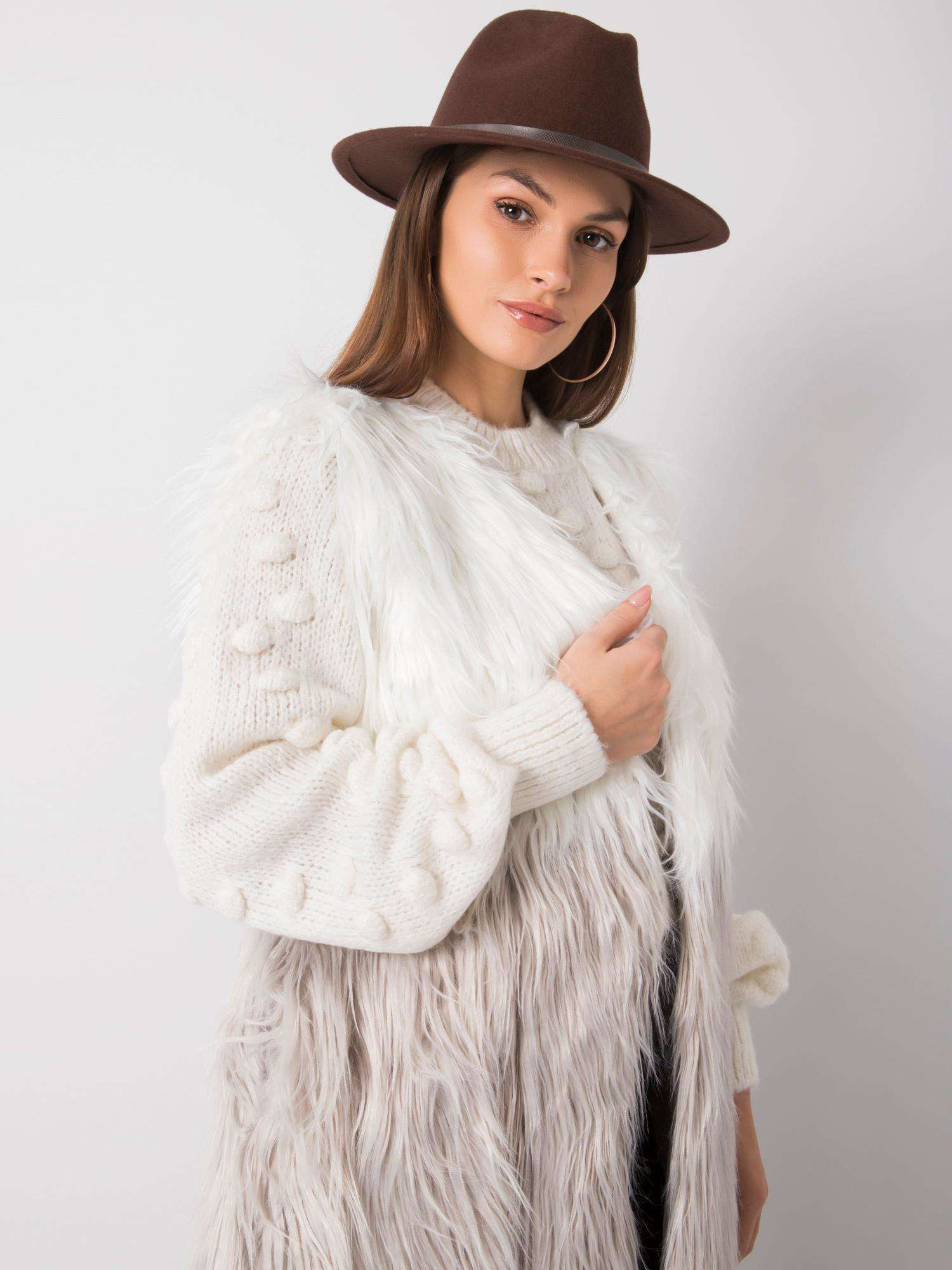 Ecru-Grey Lexie Vest