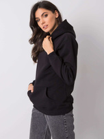 Schwarzer Hoodie Cindy.