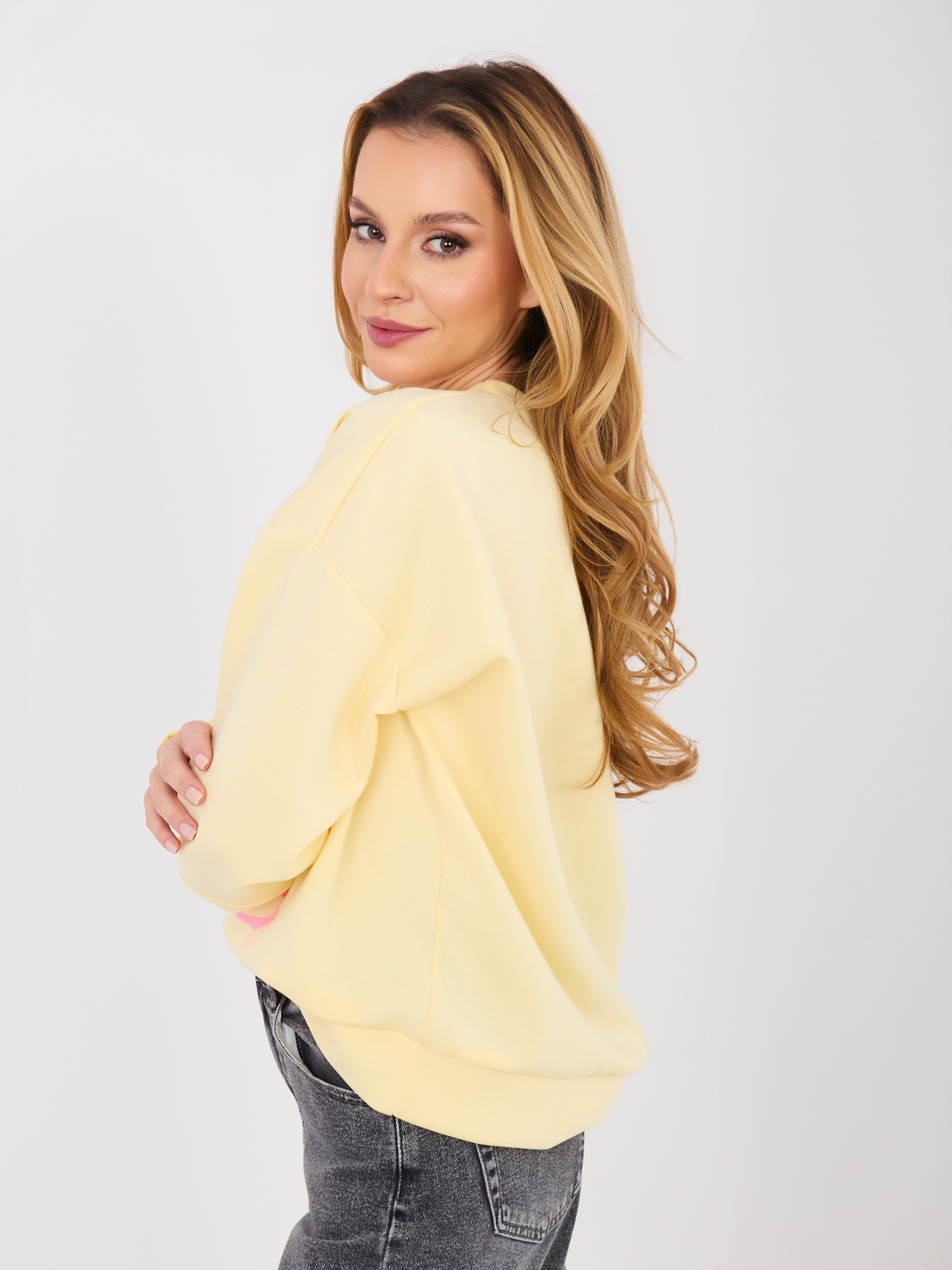 Bluza jasny żółty