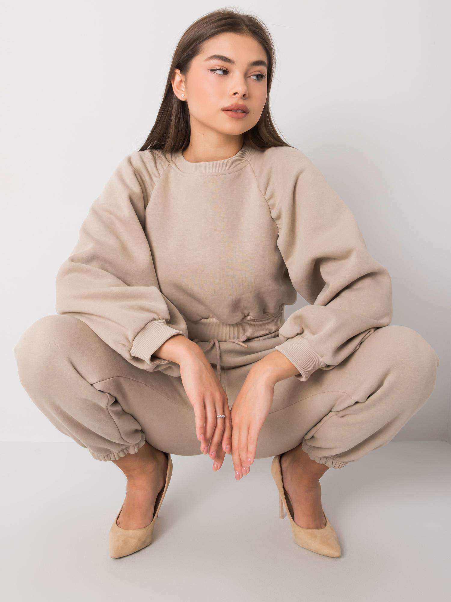 Beige women's two-piece set Constanca RUE PARIS.