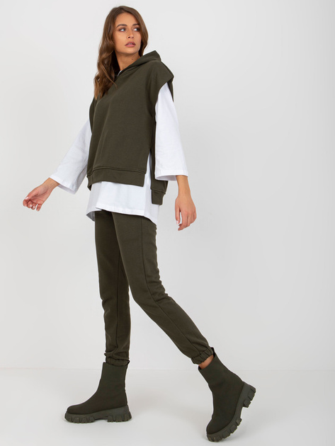 Hurt Khaki trzyczęściowy komplet casualowy ze spodniami