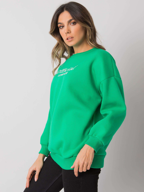 Zielona bluza bez kaptura damska Cherbourg