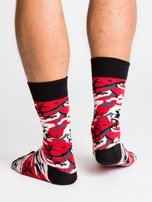 Skarpety męskie we wzory zestaw 3 szt.