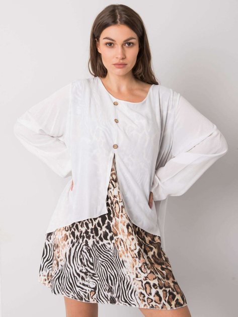 Biała luźna sukienka Gracilyn