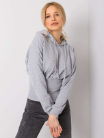 Szara melanżowa bluza Leilani RUE PARIS