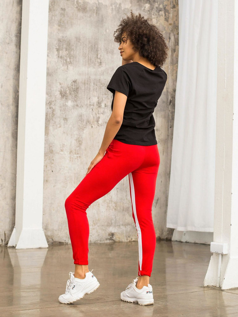 FOR FITNESS Czarny t-shirt Layla