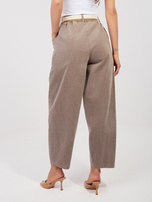 Fango sztruksowe spodnie z kieszeniami RUE PARIS 