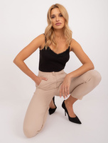 Hurt Czarny damski top z dekoltem V SUBLEVEL