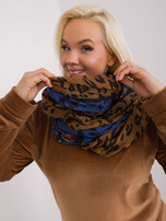 Hurtownia Ciemnoniebieski damski komin z wiskozy