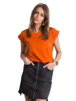 Ciemnopomarańczowy t-shirt Revolution