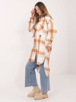 Camel long women's shirt Tiannah.
