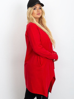 Rote Plus-Size-Tunika Moa.