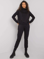 Czarny dwuczęściowy komplet basic Miramar