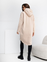 Hurt hellbeige lange Basic-Bluse Tina RUE PARIS.