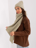 Hurtownia online Pistacjowy ciepły szal damski