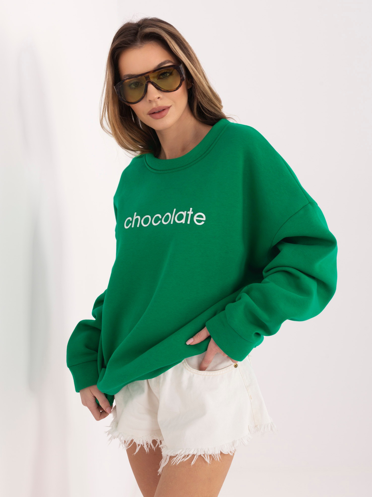 Bluza ciemny zielony