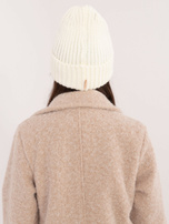 Hurtownia Ecru damska czapka na zimę RUE PARIS 