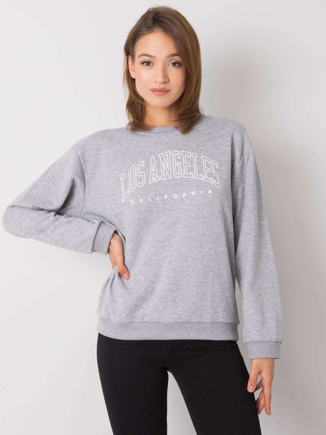 Szara melanżowa bluza damska Drew RUE PARIS