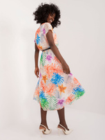 Hurt Jasně béžové dámské šaty s potisky.