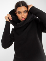 Hurt Czarny damski dresowy komplet basic ze spodniami