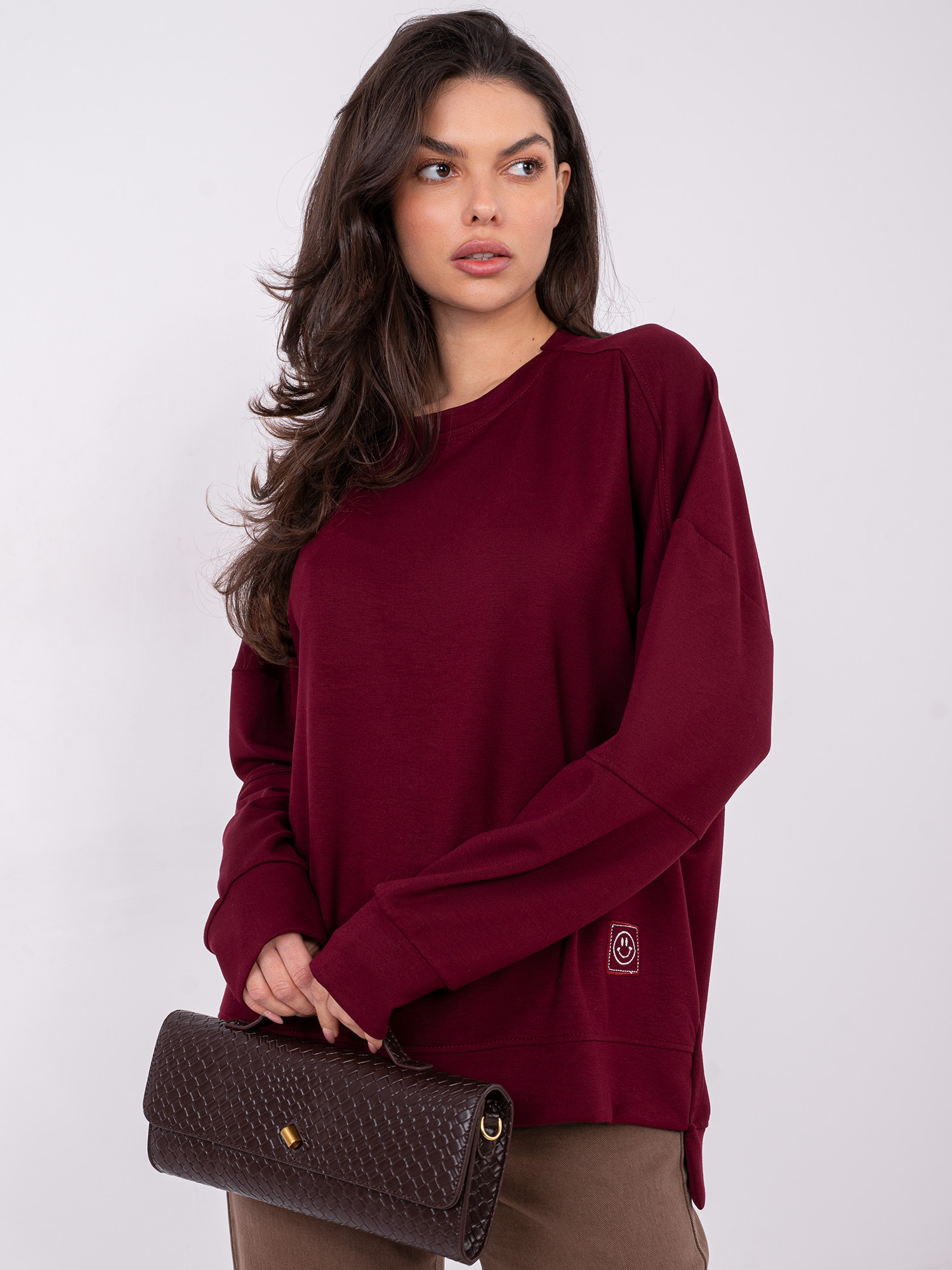Bluza bordowy