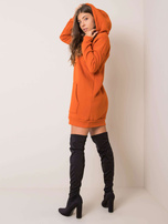 Dark orange dress Vittoria RUE PARIS