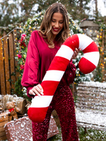 Hurtownia Bordowa elegancka koszula rozpinana Cristina