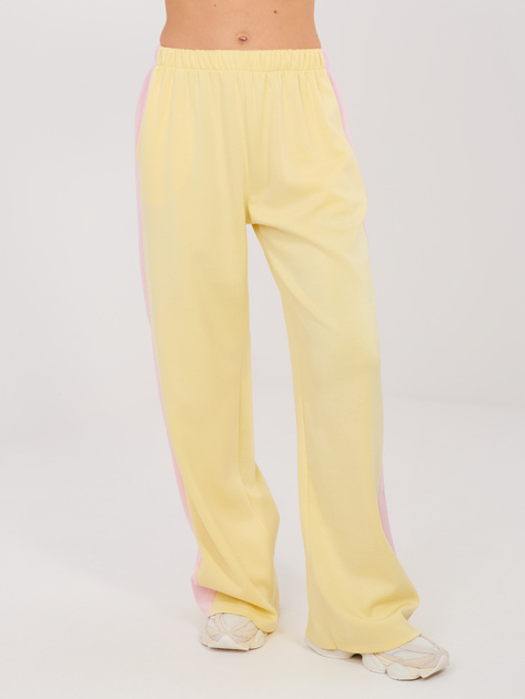 Pastelowy żółty komplet z miękkiego materiału RUE PARIS