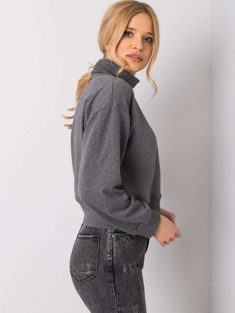 Ciemnoszara melanżowa bluza Vivian