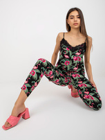 Hurt Spodnie z materiału z printem i wiązaniem SUBLEVEL