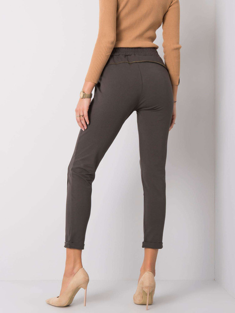 Ciemne khaki spodnie Riviera