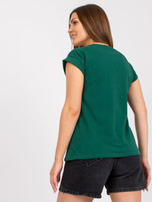 Ciemnozielony t-shirt Revolution