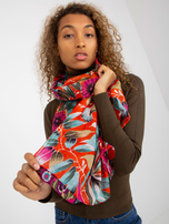 Hurtownia Czerwona bawełniana chusta z nadrukiem 