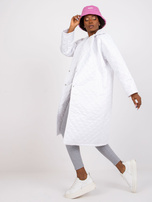 Biała kurtka z pikowaniem Sofia