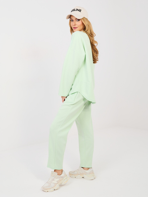 Jasnozielony komplet z miękkiego materiału RUE PARIS
