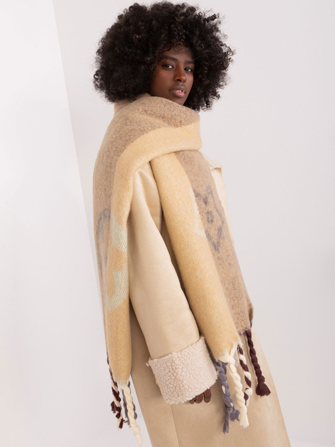 Hurtownia Miętowy zimowy szal damski