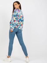 Hurtownia Ecru welurowa bluza z nadrukiem bez kaptura RUE PARIS