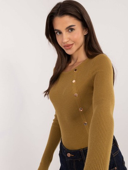 Sweater olive Wool Fashion Italia L/XL