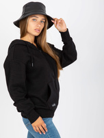 Hurt Czarna dresowa bluza rozpinana z kieszeniami SUBLEVEL 