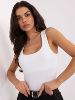 Biały gładki top basic SUBLEVEL