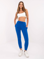 Hurtownia online Ciemnoniebieskie dresowe spodnie basic jogger 