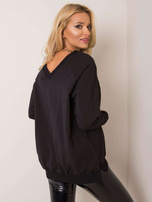 Schwarzer Hoodie Leila RUE PARIS.