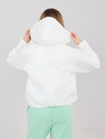 Ecru przejściowa kurtka z kieszeniami RUE PARIS 