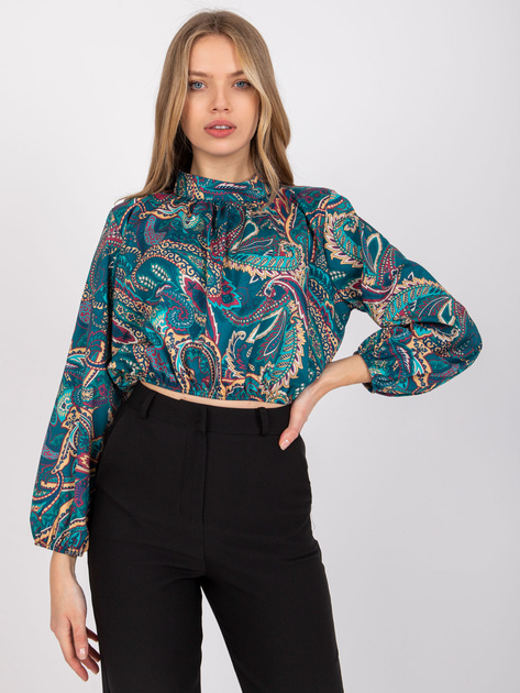 Morska bluzka z printami Mia