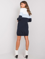 Granatowo-niebieska sukienka Feliciana RUE PARIS