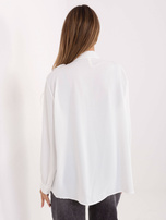 White elegant shirt with a tie.