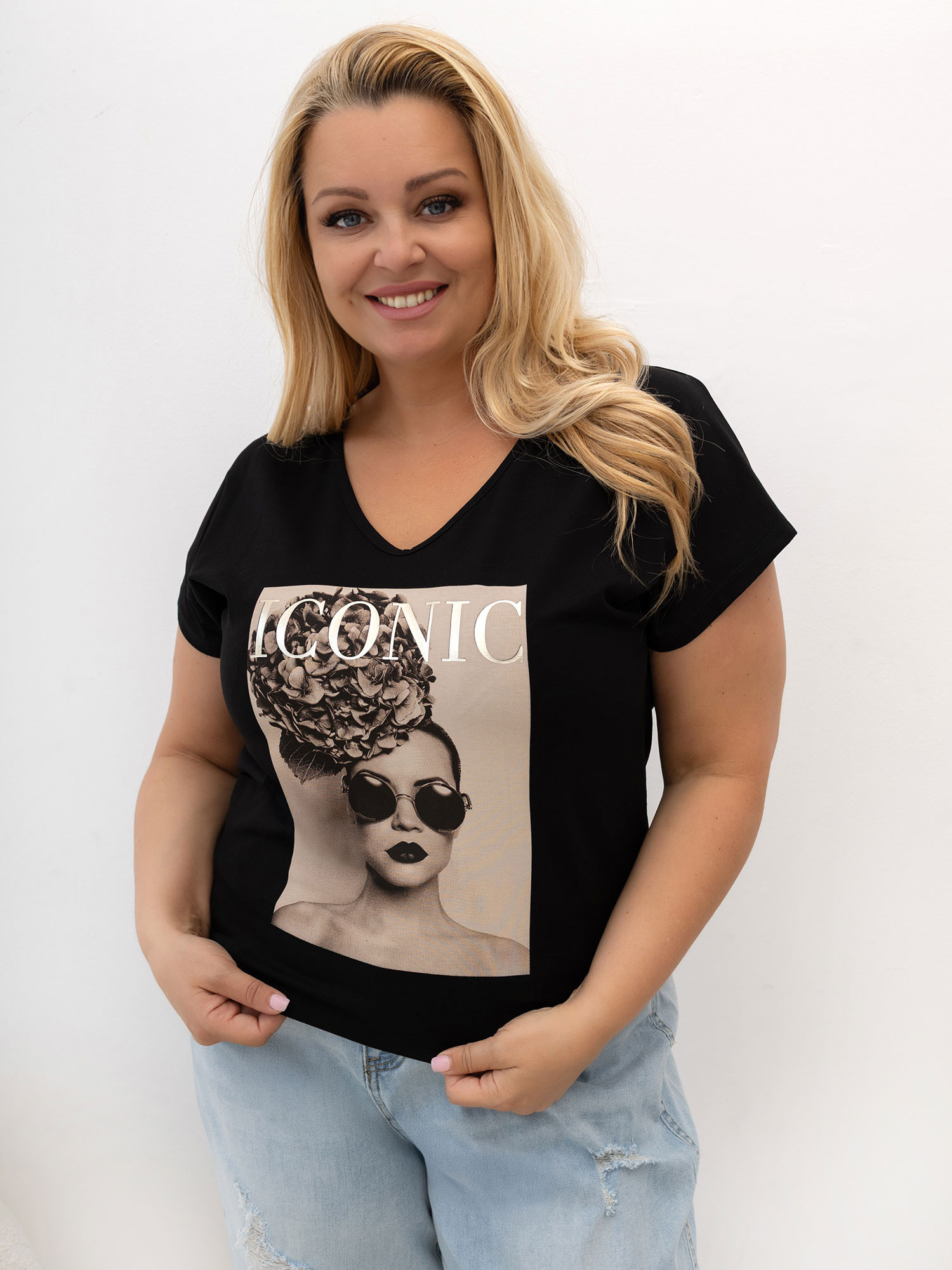 T-shirt czarny