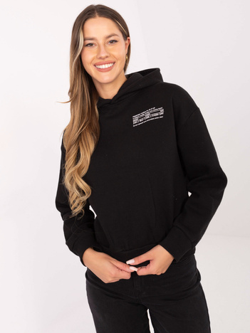 Czarna dresowa bluza ze ściągaczami SUBLEVEL