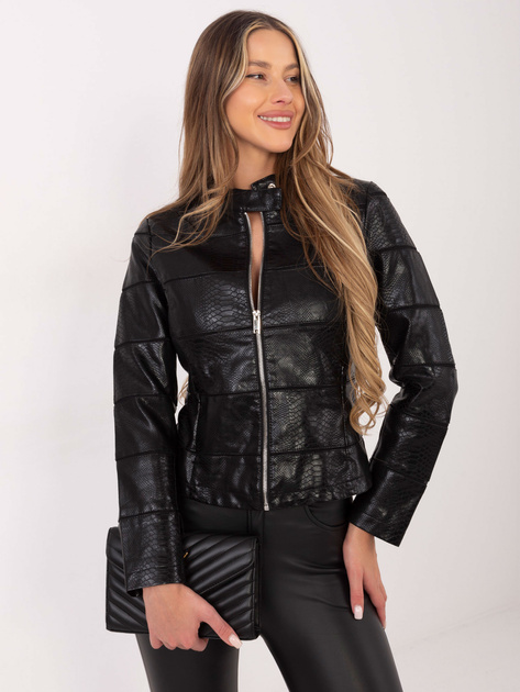 Czarna kurtka Biker