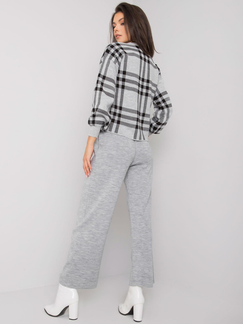 Szary komplet dzianinowy Marthe